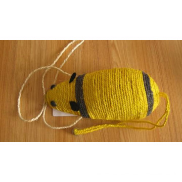 Pet Toys Yellow Sisal Mouse, Pet Product